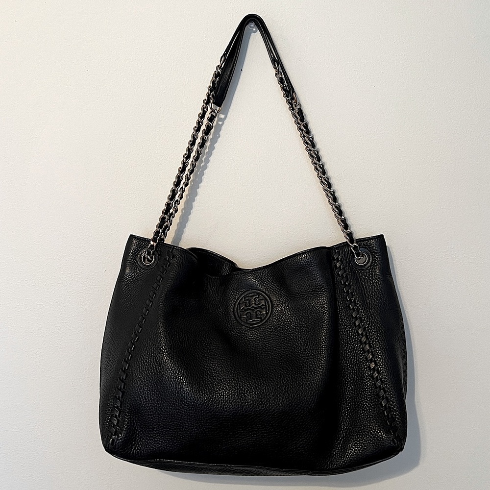 Tory Burch Pebble Leather Tote